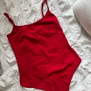 Intimately Free People Red Bodysuit